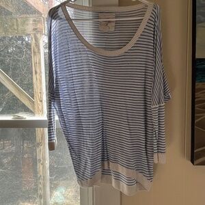 Off the shoulder light weight sweater